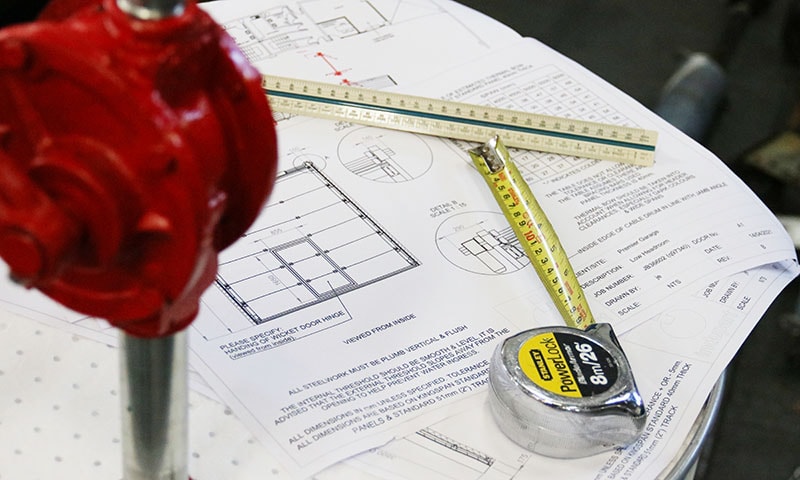 Industrial door design and specification consultation