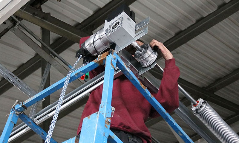 Industrial door maintenance and repair