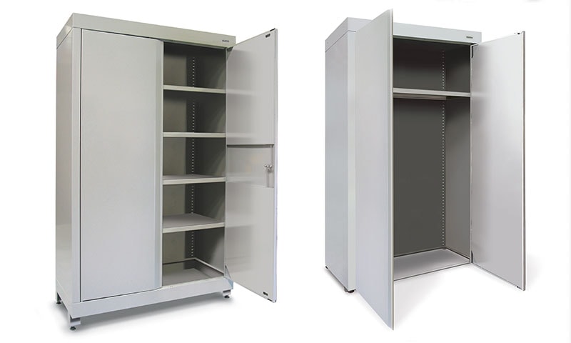 Modular workshop cupboards and shelving units